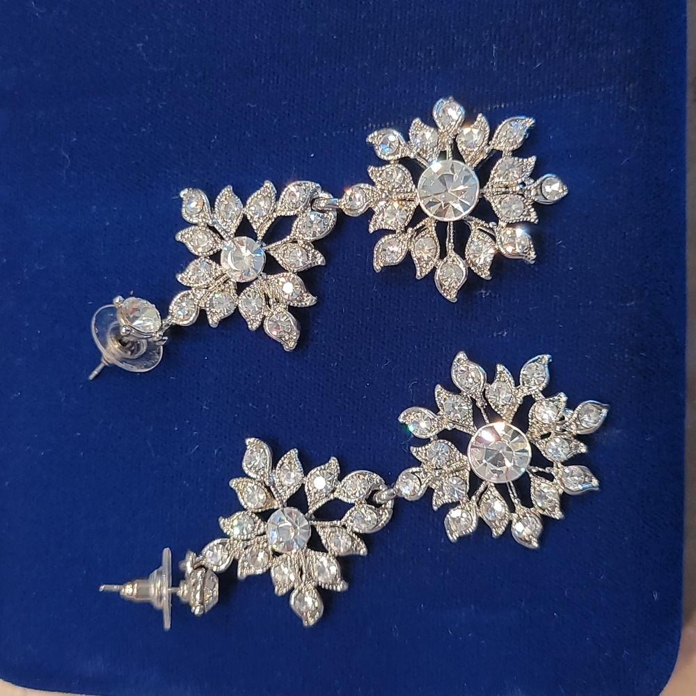 Chandelier cz earrings